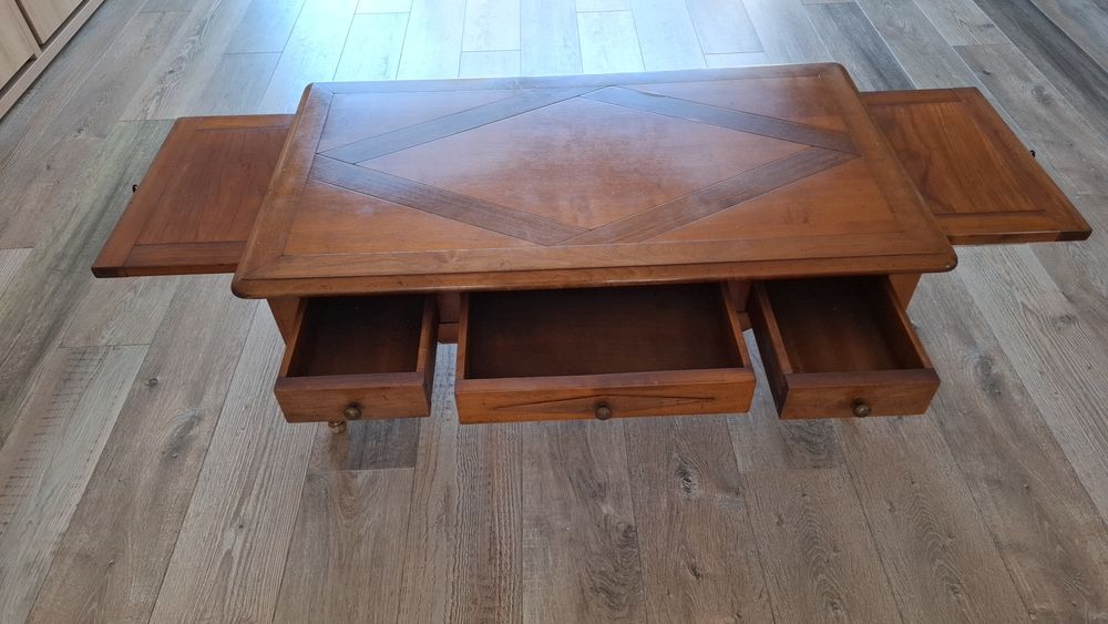 Table basse merisier massif copie d'ancien Meubles