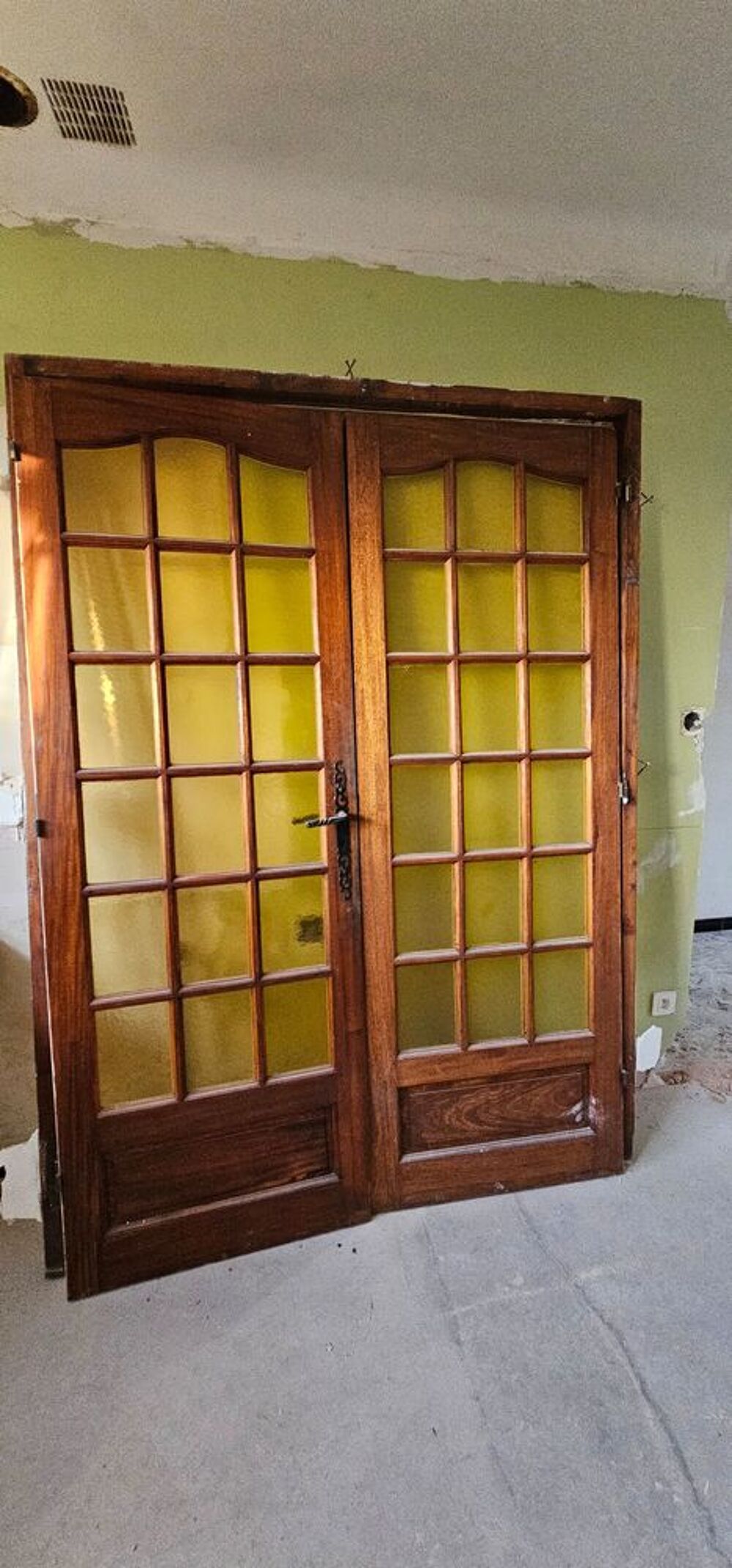 Porte double vitr&eacute;e enti&egrave;re avec dormants Bricolage