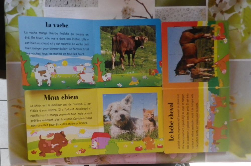 LOT DE 3 MON PREMIER LIVRE PUZZLE Livres et BD
