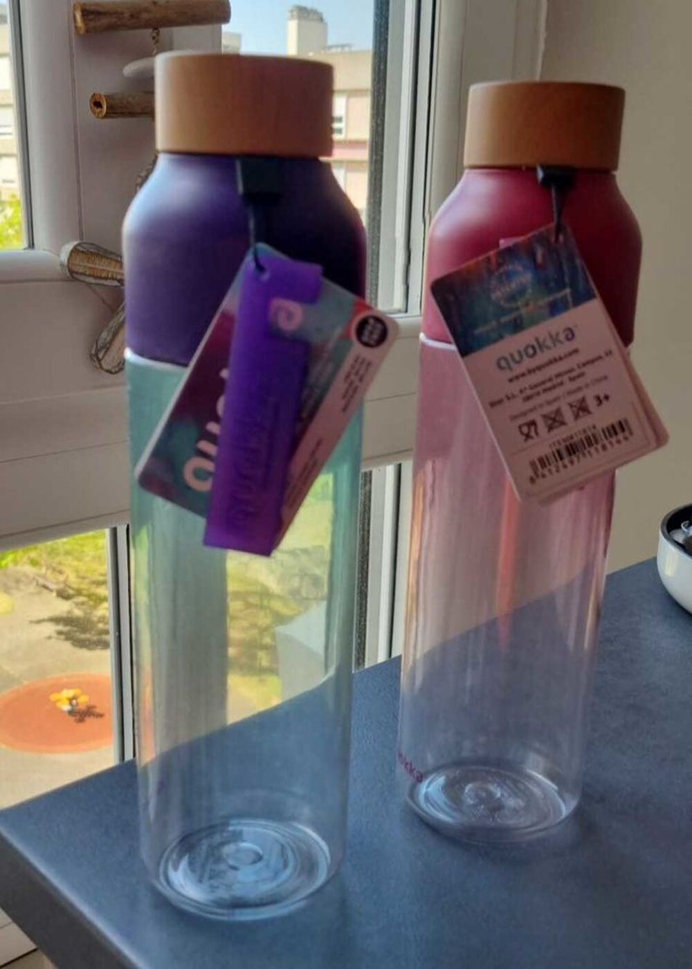 Lot de 2 bouteilles thermoplastique 840 ml neuves Sports