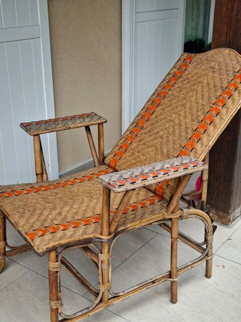 chaise longue rotin de jardin ou autre 100 Le Mesnil-Saint-Denis (78)