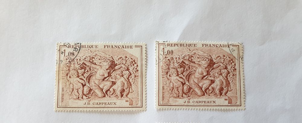 Timbre france Le triomphe de Flore 1970 - lot 0.26 euro 
