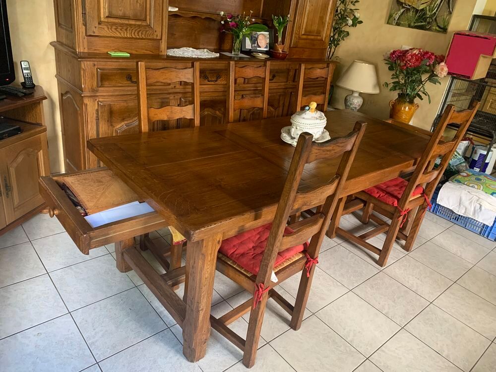 a ceder table en chene Meubles