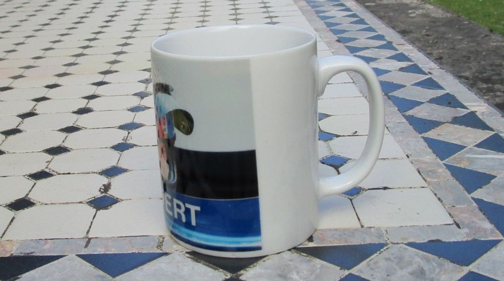 Pot &agrave; crayons ou mug &agrave; l effigie de Fran&ccedil;ois Cevert 