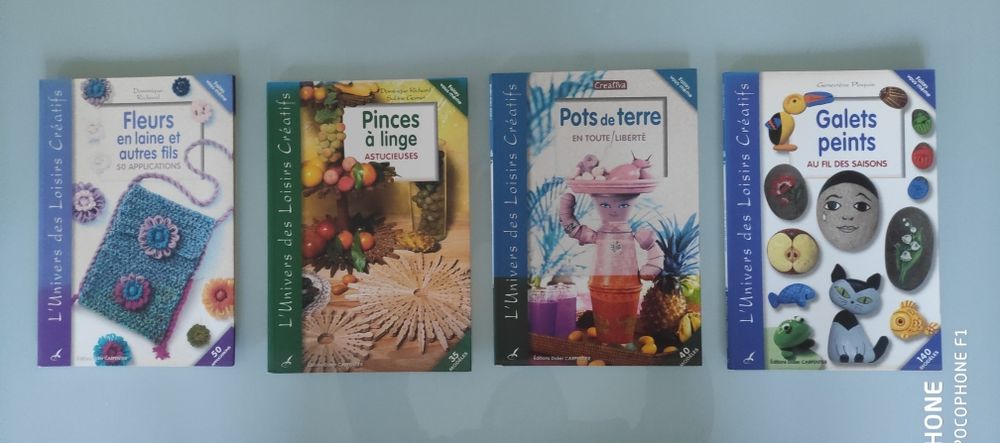 4 livres de loisirs cr&eacute;atifs. Livres et BD