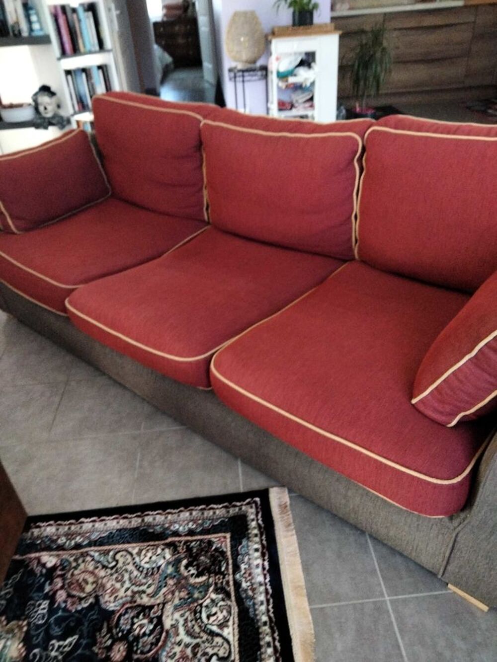 tr&egrave;s beau canap&eacute; d'angle non convertible modulable d&eacute;houssable Meubles