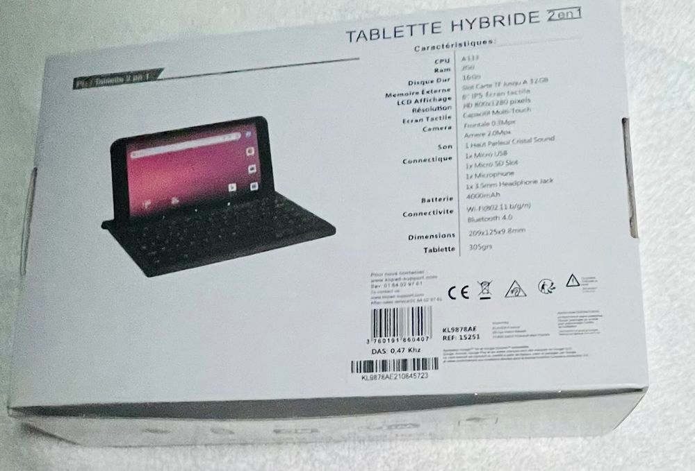 Tablette , avec clavier Téléphones et tablettes