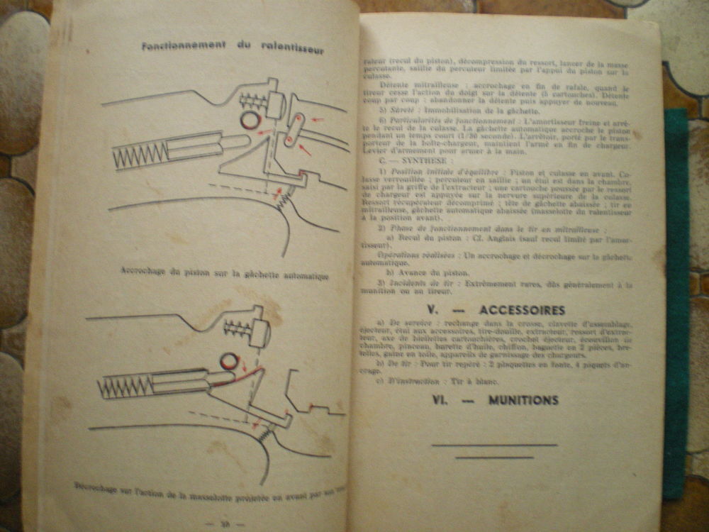 Fascicule - Cours d'Armement d'Infanterie. 