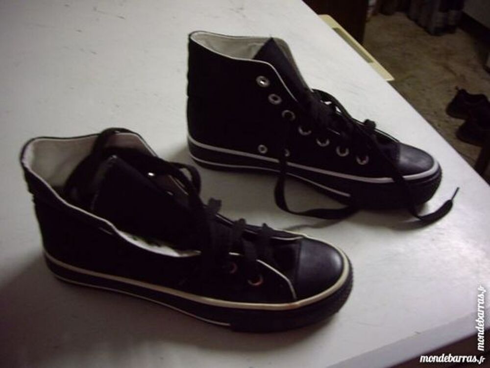 Basket en tissu Noir pointure 39-neuves- Chaussures