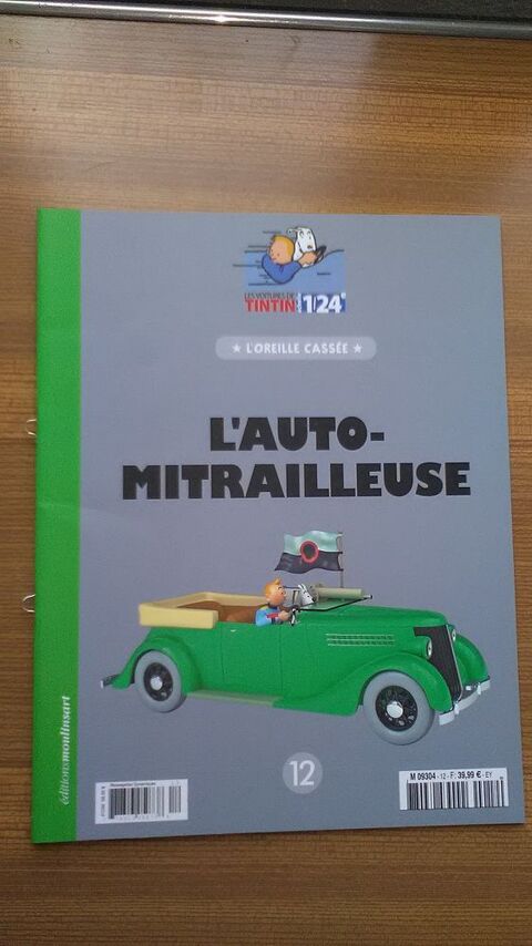 VOITURE DE TINTIN LA N12         L' AUTO MITRAILLEUSE     60 Dolus-d'Olron (17)
