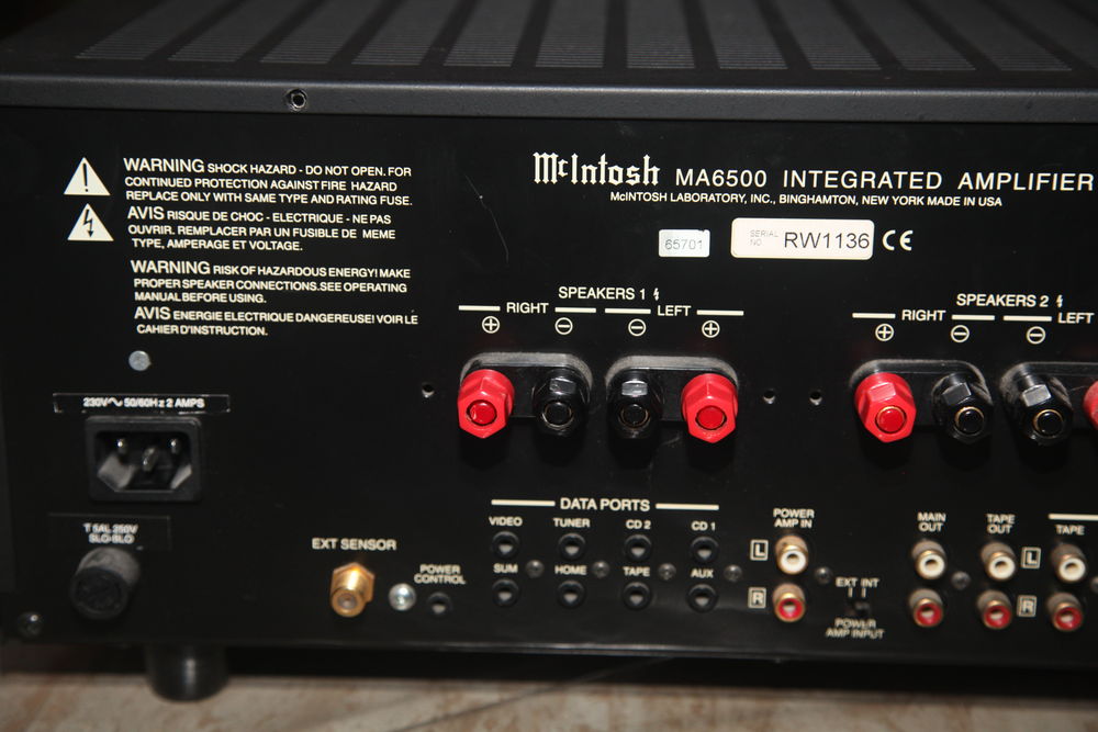 McIntosh ampli integre MA6500 henri59 Audio et hifi