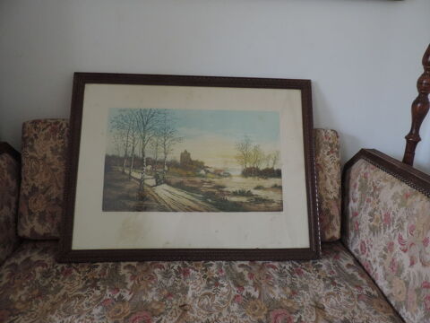 ALBI (81000). -  BEAU TABLEAU - EAU FORTE - DES ANNEES 1900 25 Albi (81)