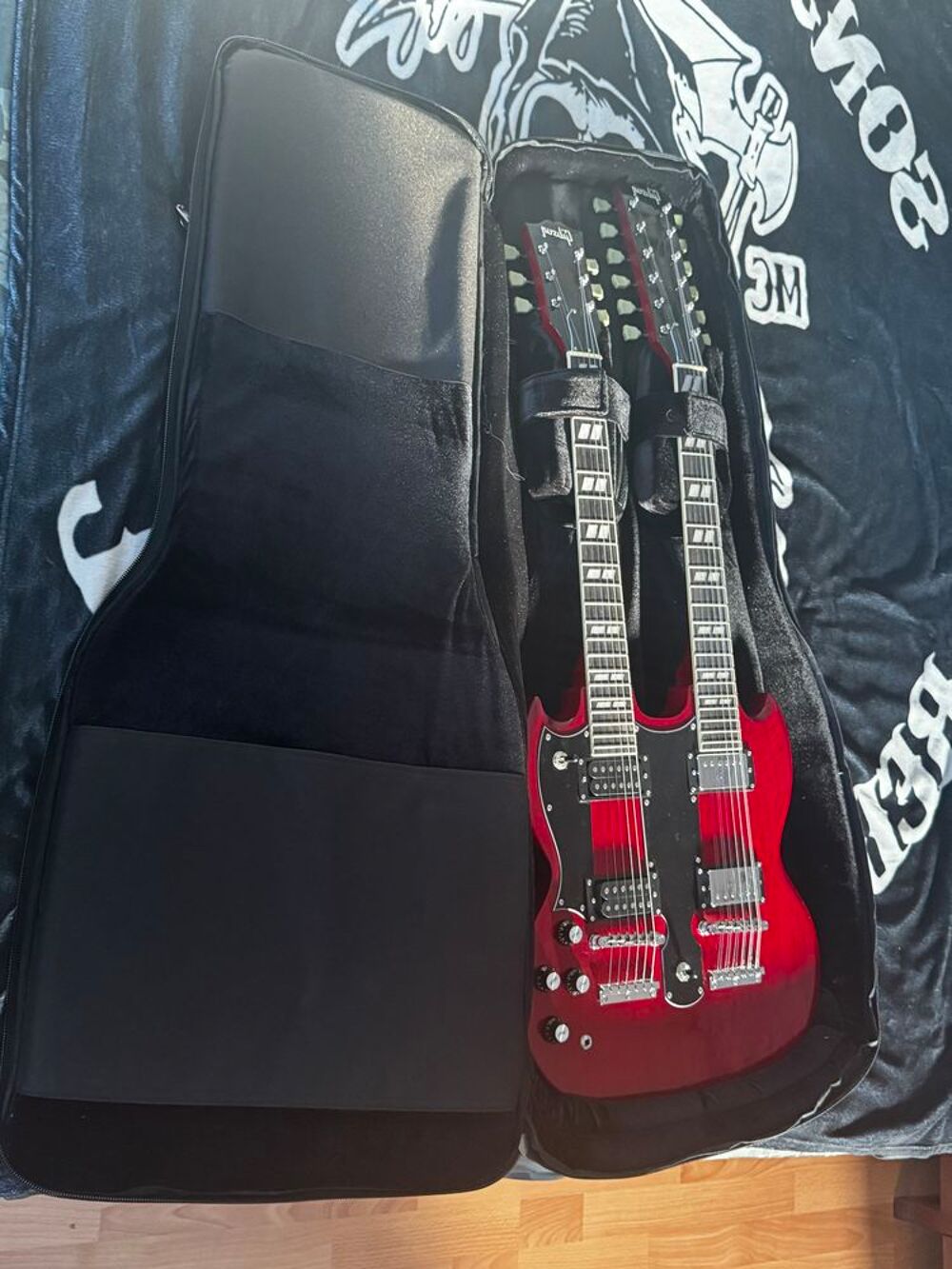 Guitare &eacute;lectrique Custom 1969 EDS-1275 SG Double Neck Jimmy Audio et hifi