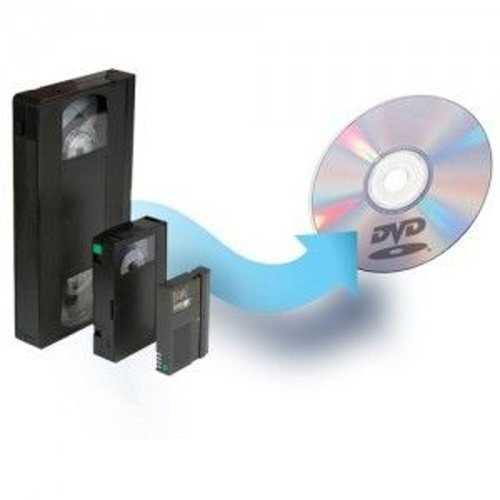 Je num&eacute;rise vos anciennes cassettes en DVD DVD et blu-ray