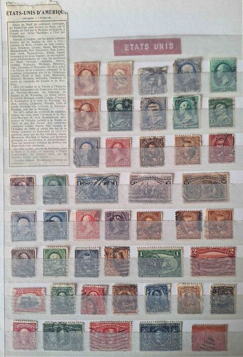 Série de timbres de collection des États-Unis 40 Gap (05)