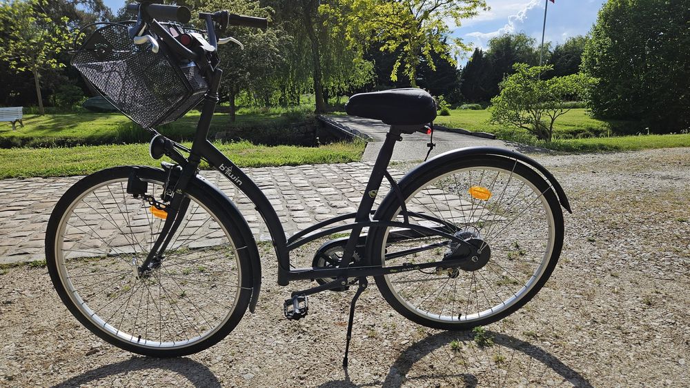 V&eacute;lo de ville b-twin gris pour femme Vélos