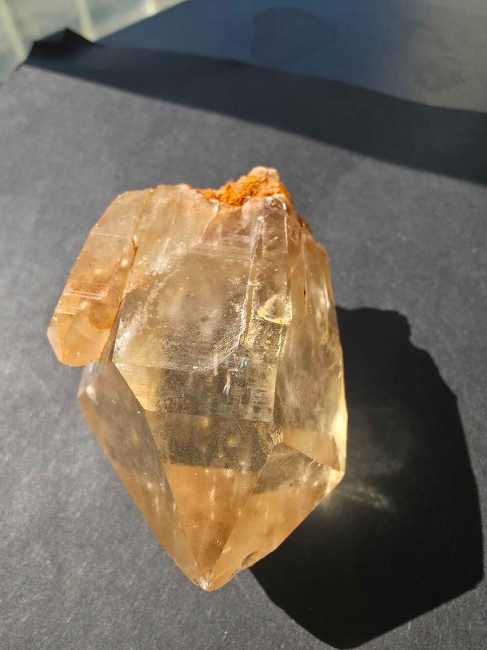 Citrine Naturelle de Kolwezi RDC-Cristal Brut de Collection 85g 