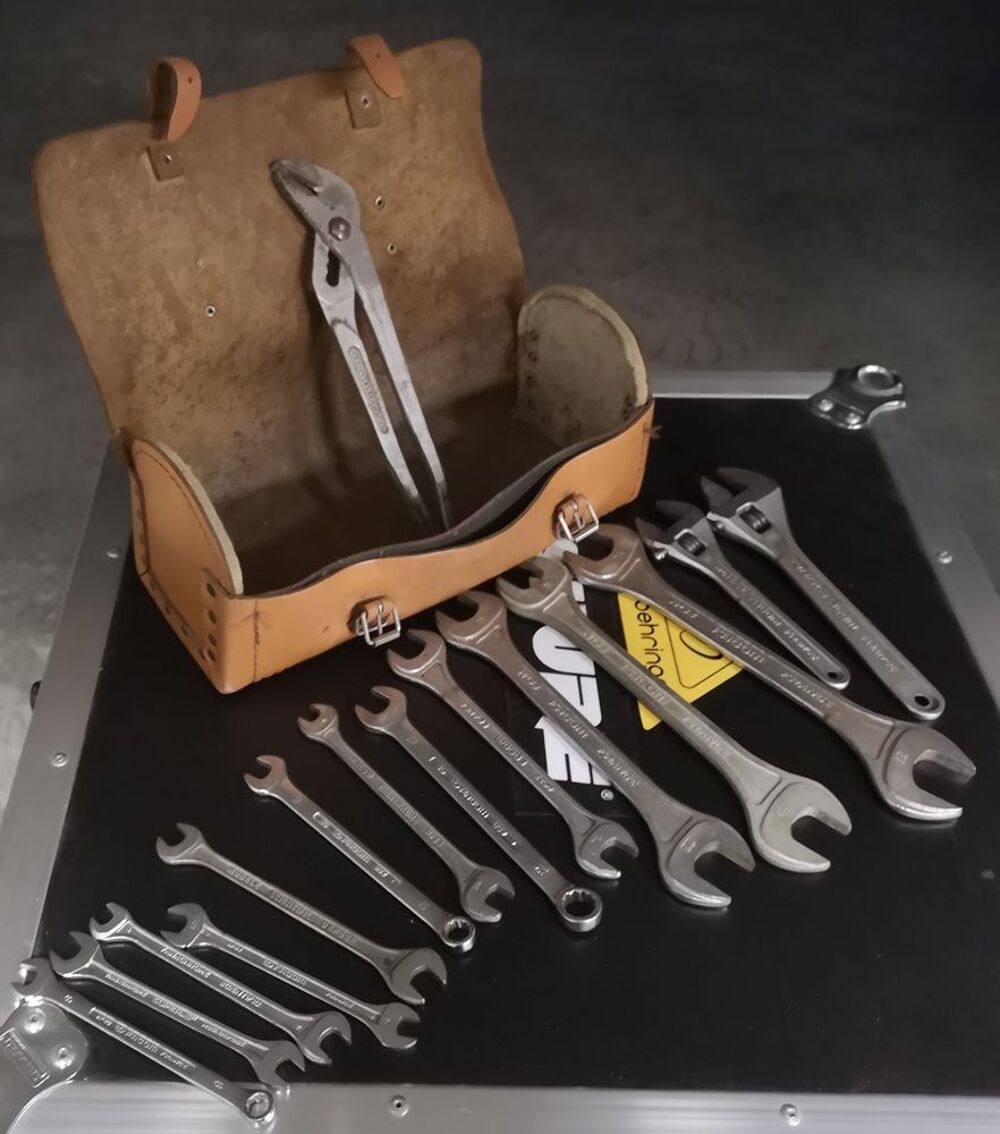 15 Cl&eacute;s FACOM et son &eacute;tui CUIR Bricolage