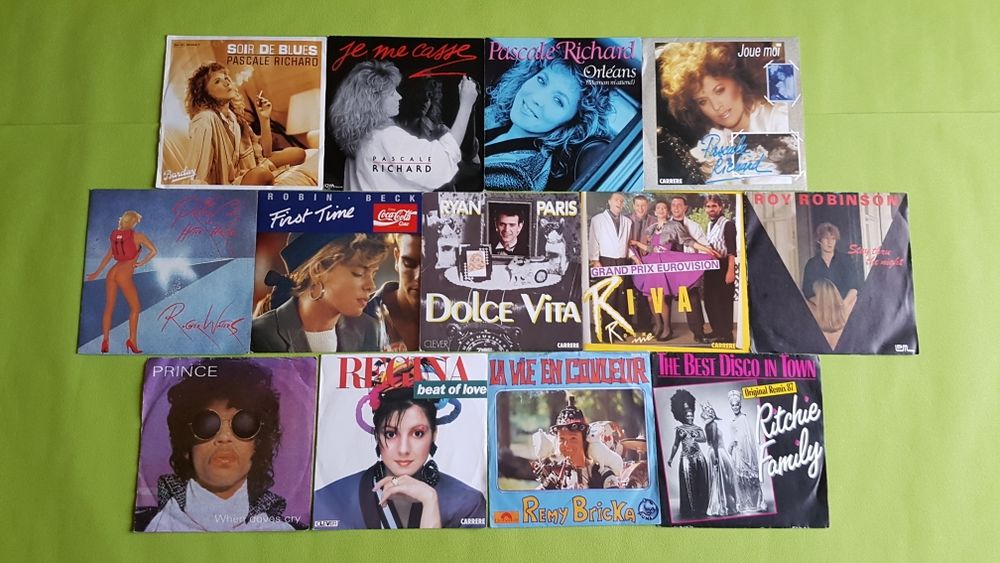 LES 45T PHOTO 5 CD et vinyles