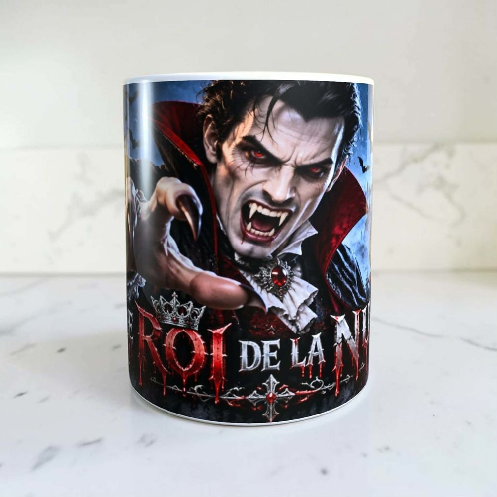 Mug le roi de la Nuit, horreur, halloween. Décoration