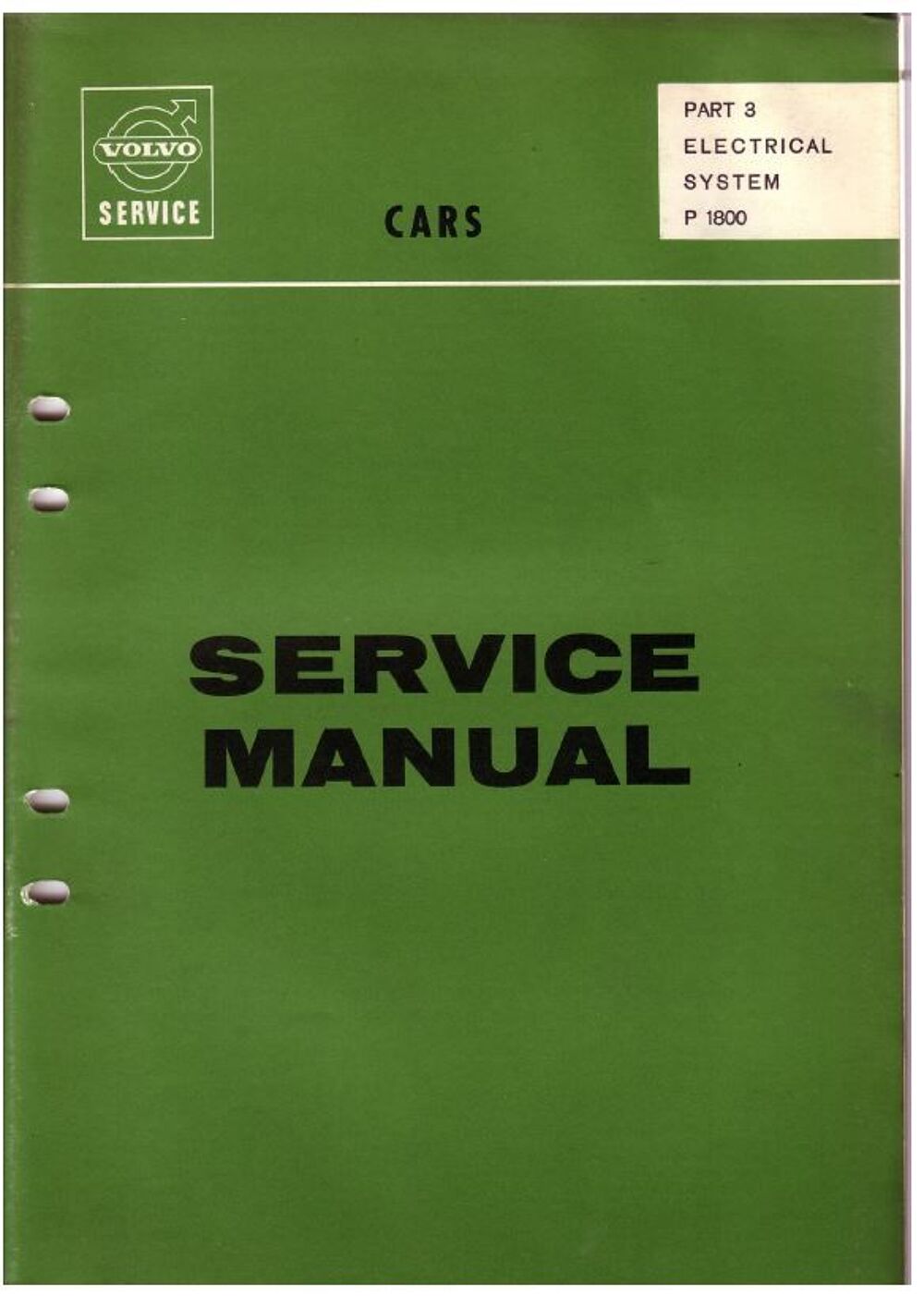 Manuels d'atelier Volvo P1800 Livres et BD