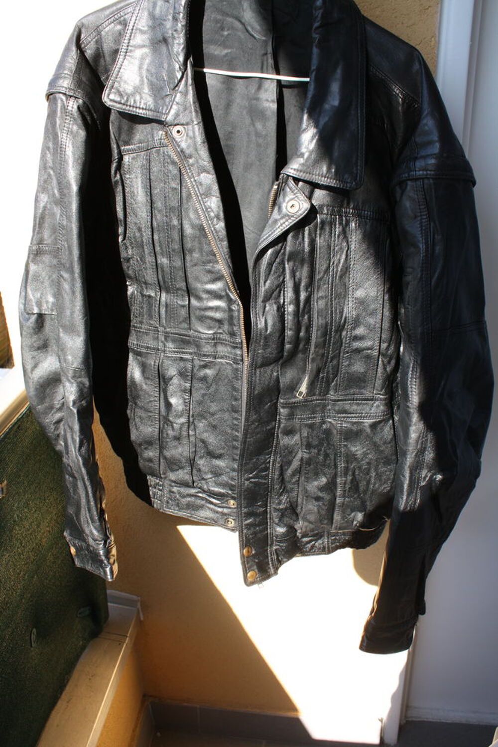Blouson de cuir Vêtements