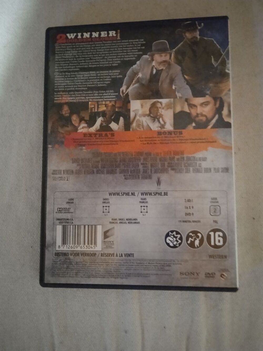 Dvd Django unchained
2012 DVD et blu-ray