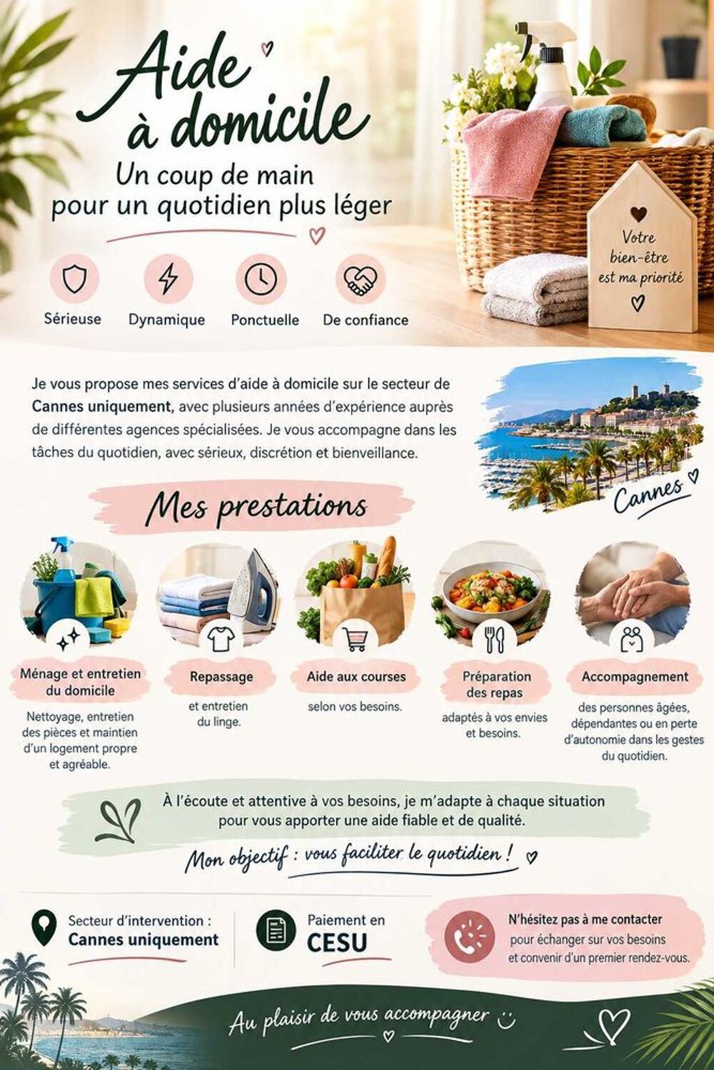   Aide ménagère 