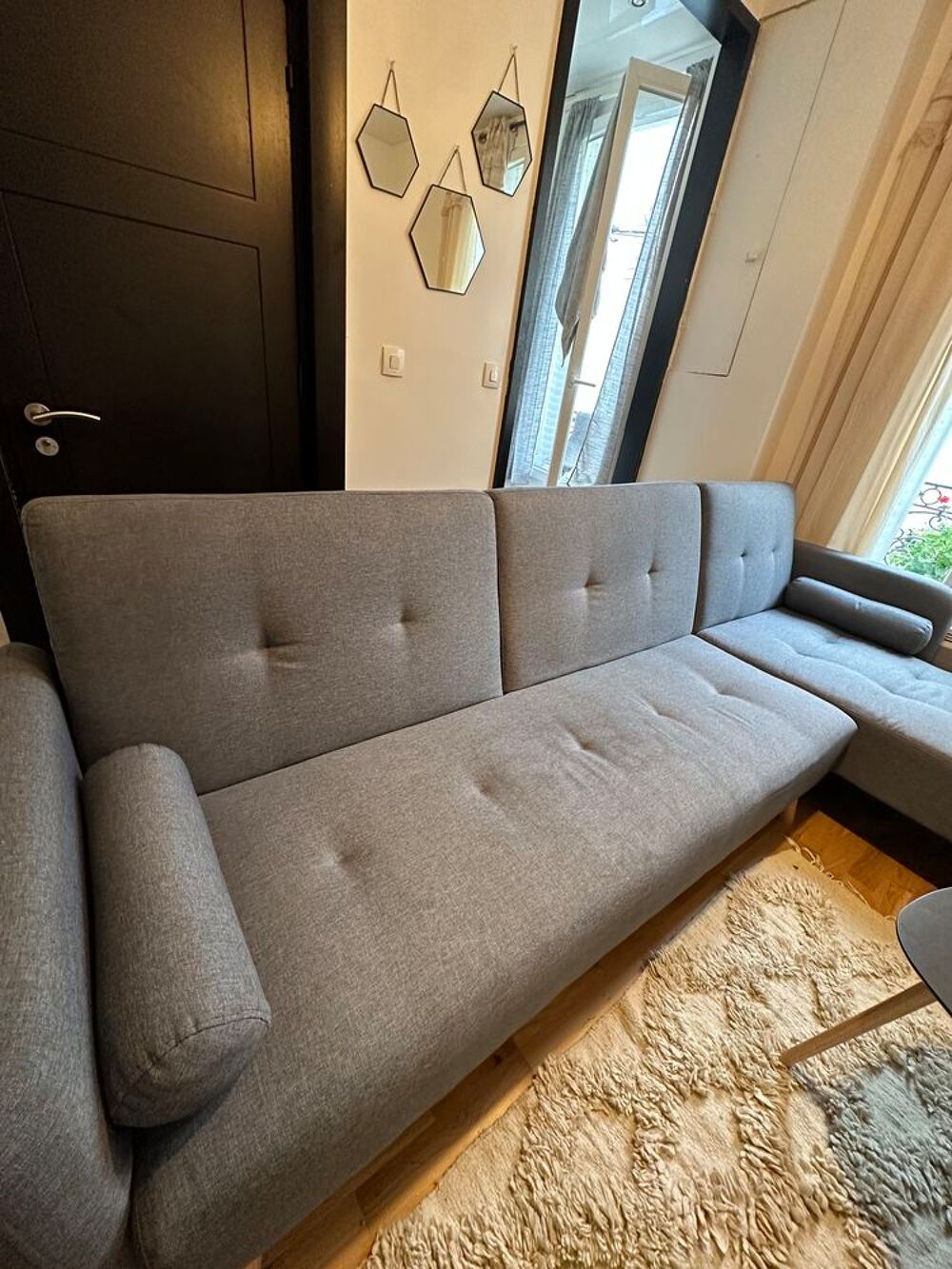 Canap&eacute; convertible scandinave 3 places Meubles