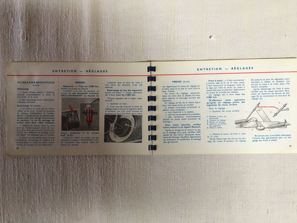 Notice Renault Dauphine Livres et BD