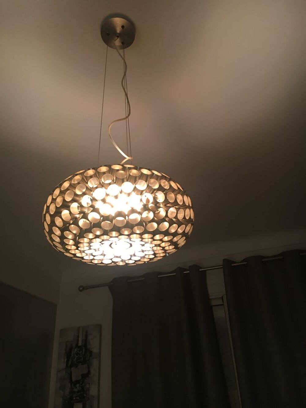 Suspension argent&eacute;e Décoration