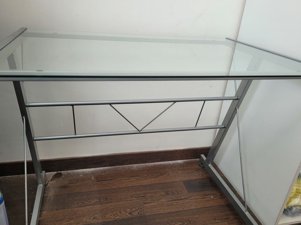 table bureau verre Meubles