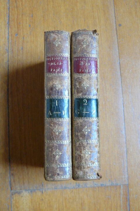 Dictionnaire portatif de la Fable par CHOMPR� - 1801 20 Argenteuil (95)