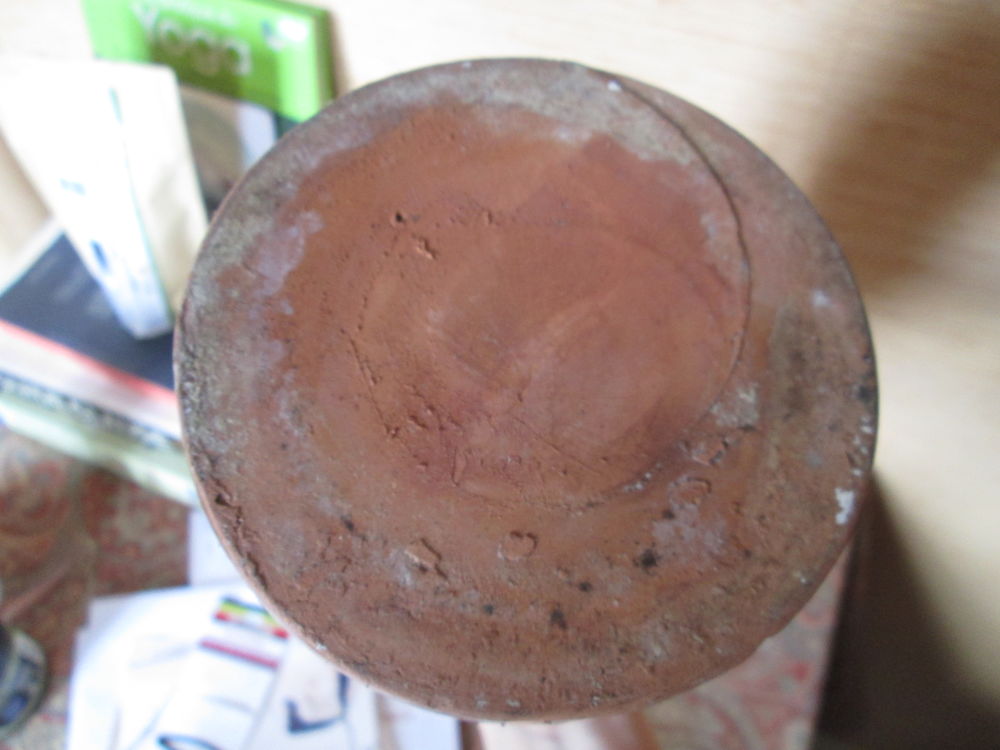 Bouteille en poterie fait main pour alcool type calva Cuisine