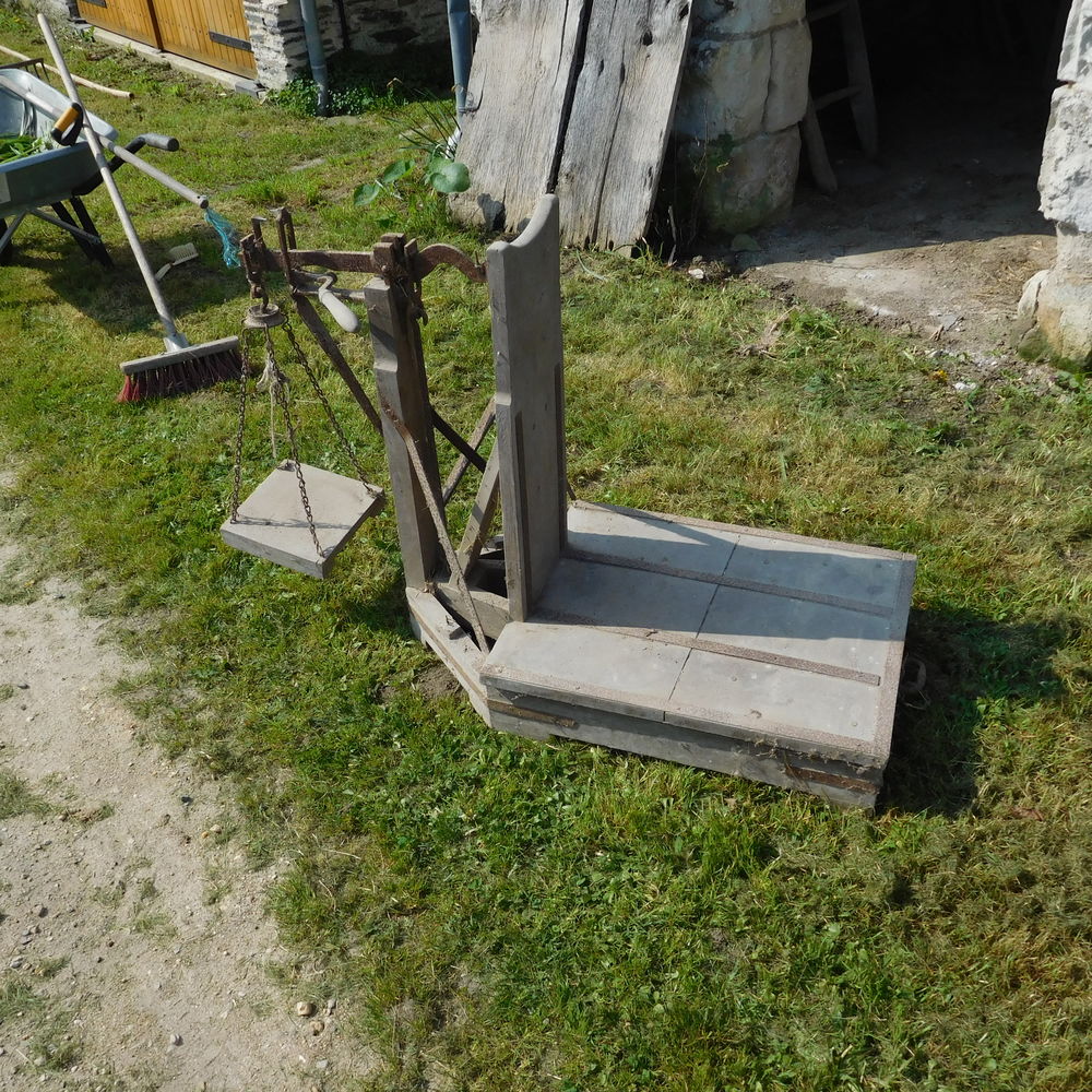 Ancienne balance agricole Décoration