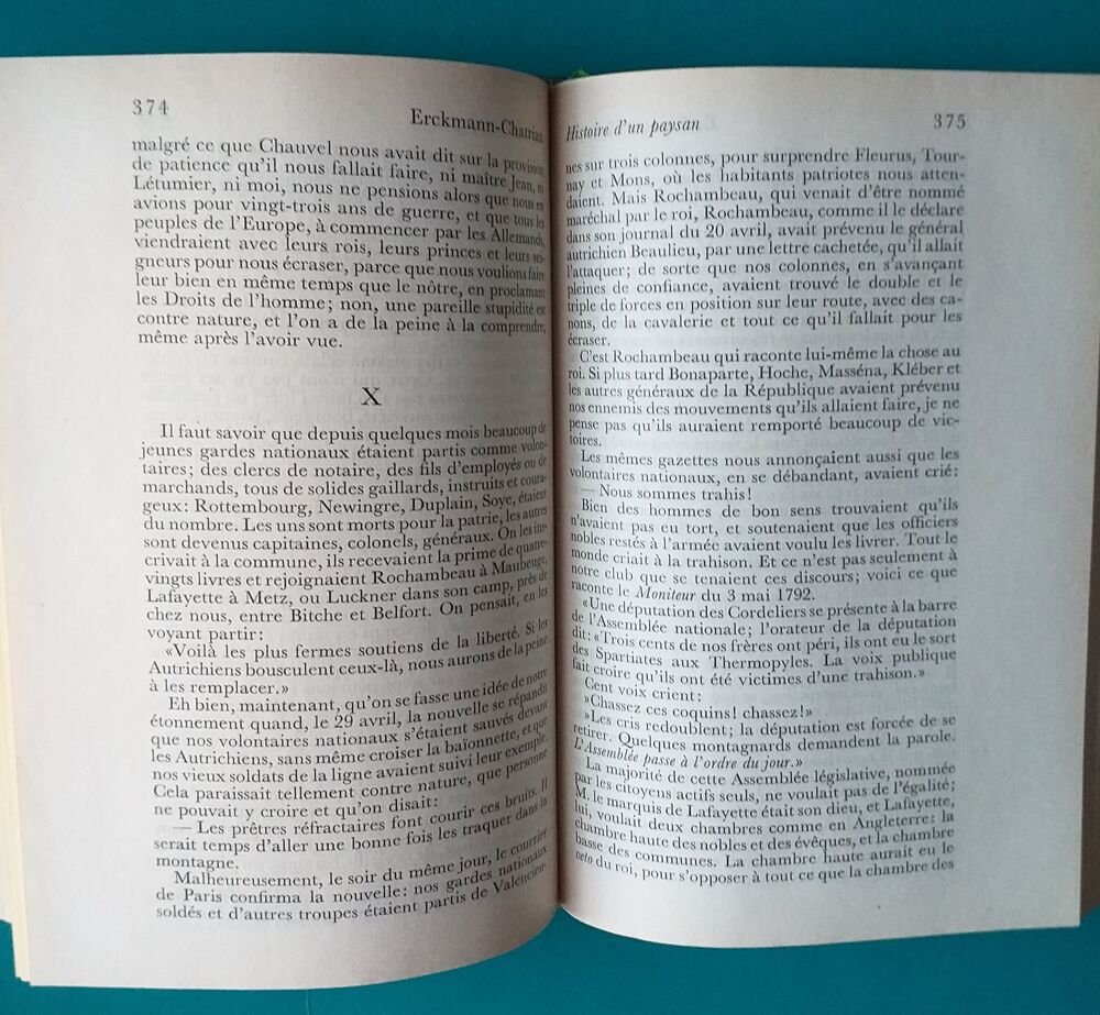  ERCKMAN-CHATRIAN : romans nationaux en 2 tomes Livres et BD