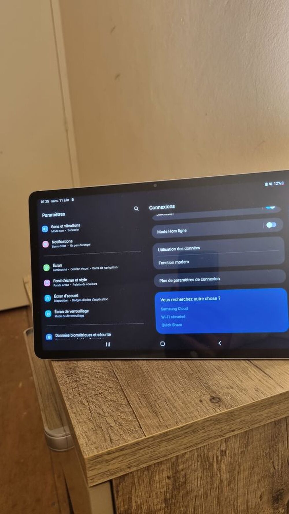 tablette Samsung galaxy S7 avec son clavier officiel Matériel informatique