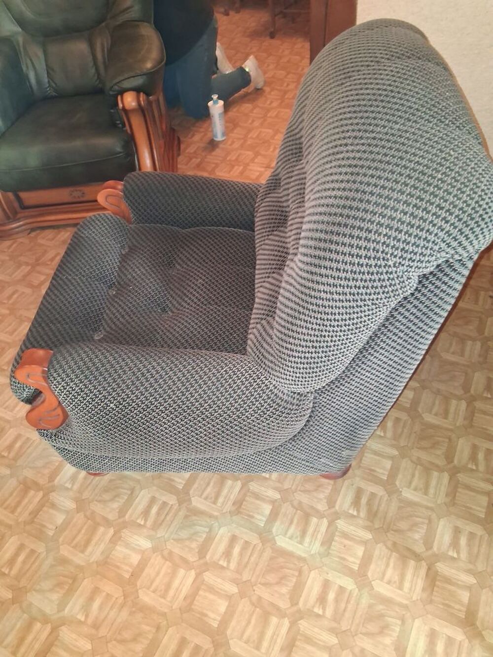Fauteuil velour Meubles