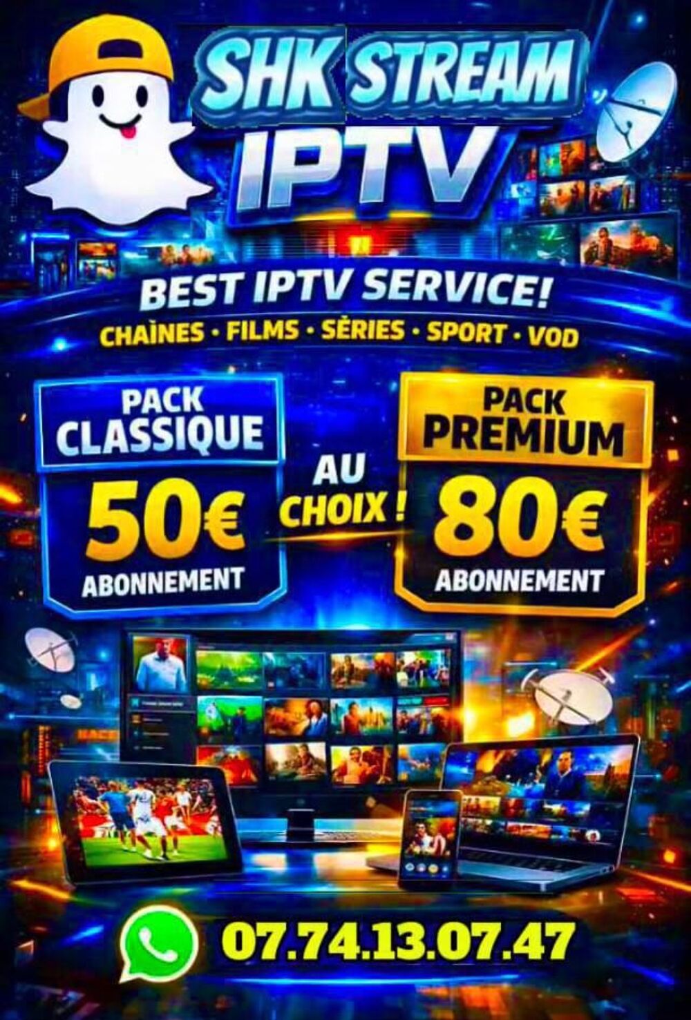   SERVICE IPTV POUR TELEVISON ! 