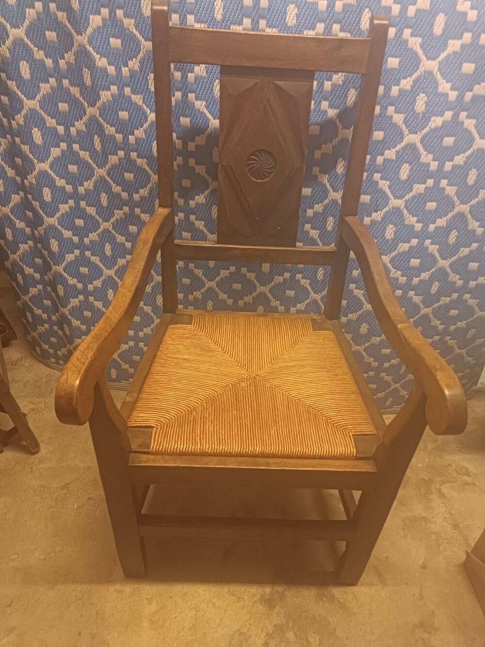 Fauteuil breton ancien rustique Meubles