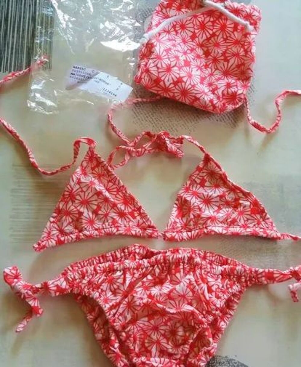 Maillot de bain fillette fleuri BAKKER - T 2 ans - NEUF Vêtements enfants