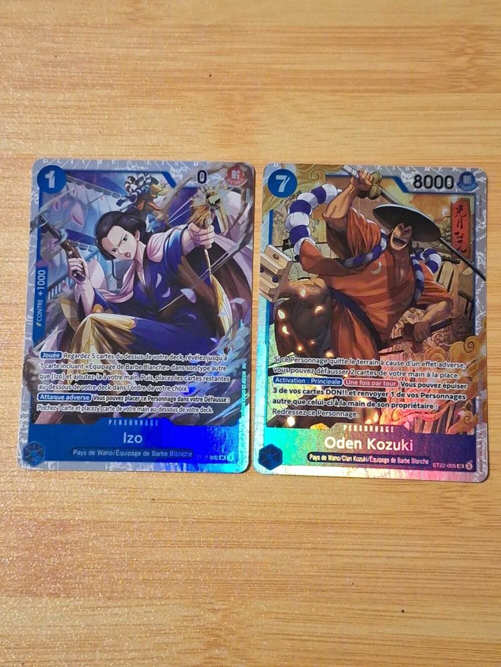 Cartes One Piece TCG - Doublons Deck ST-22 Ace &amp; Newgate (&agrave;€ l'unit&eacute;) 