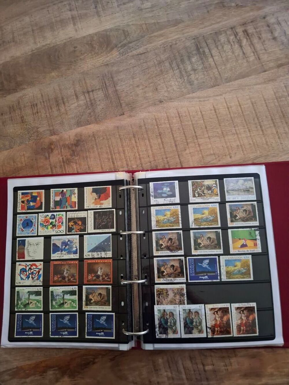 Collection de timbres fran&ccedil;ais 