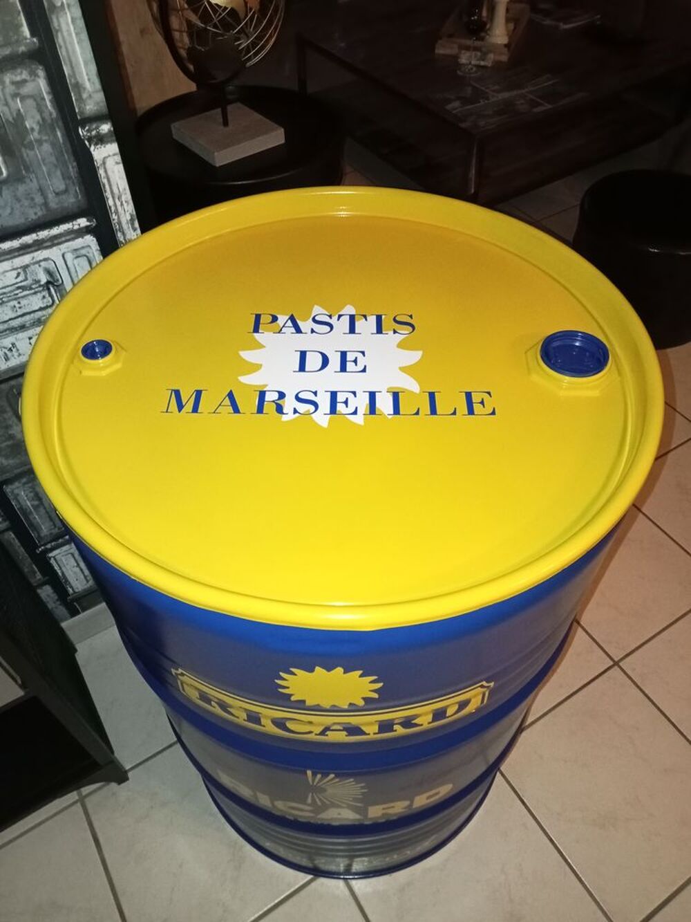 Console f&ucirc;t m&eacute;tallique Ricard Meubles