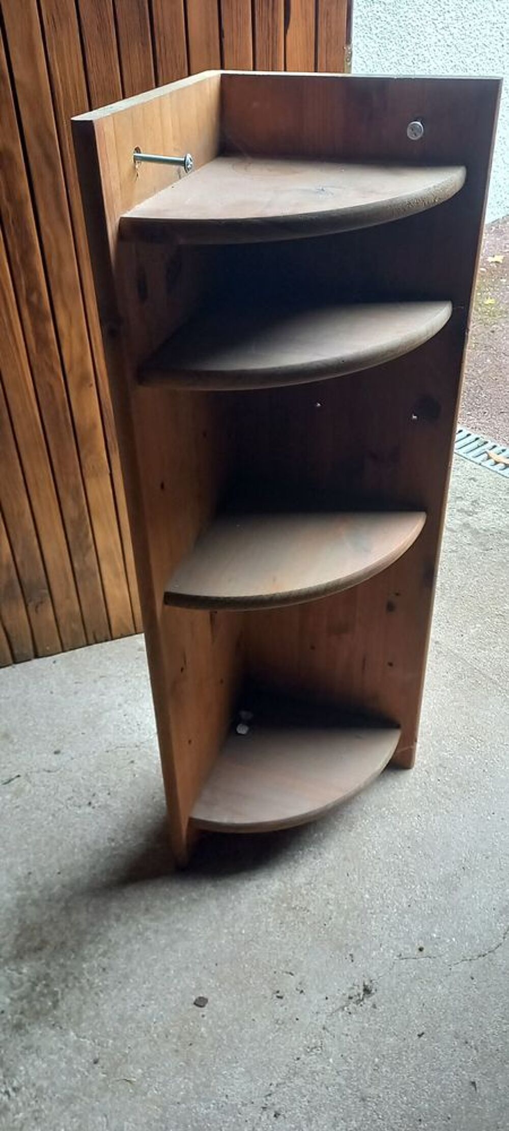 Etag&egrave;re de coin en ch&ecirc;ne massif Meubles