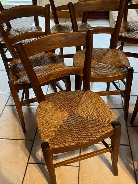 8 chaises en paille trs bon tat 20 Montenoison (58)