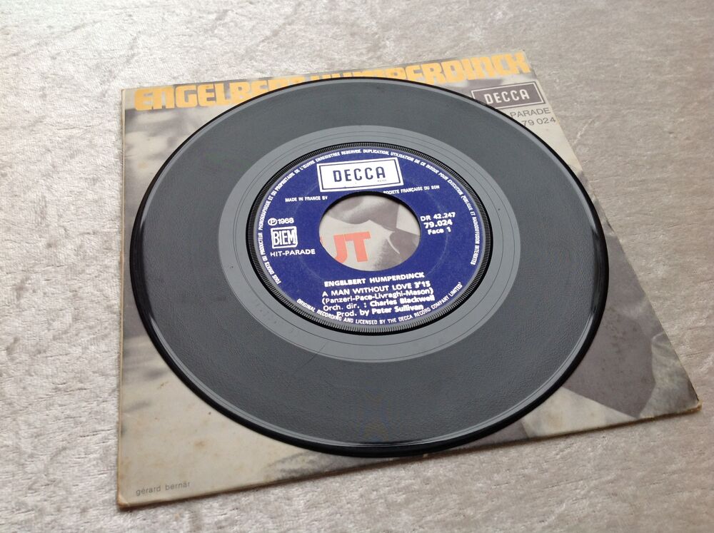 ENGELBERT HUMPERDINCK A MAN WITHOUT LOVE Envoi Possible
CD et vinyles