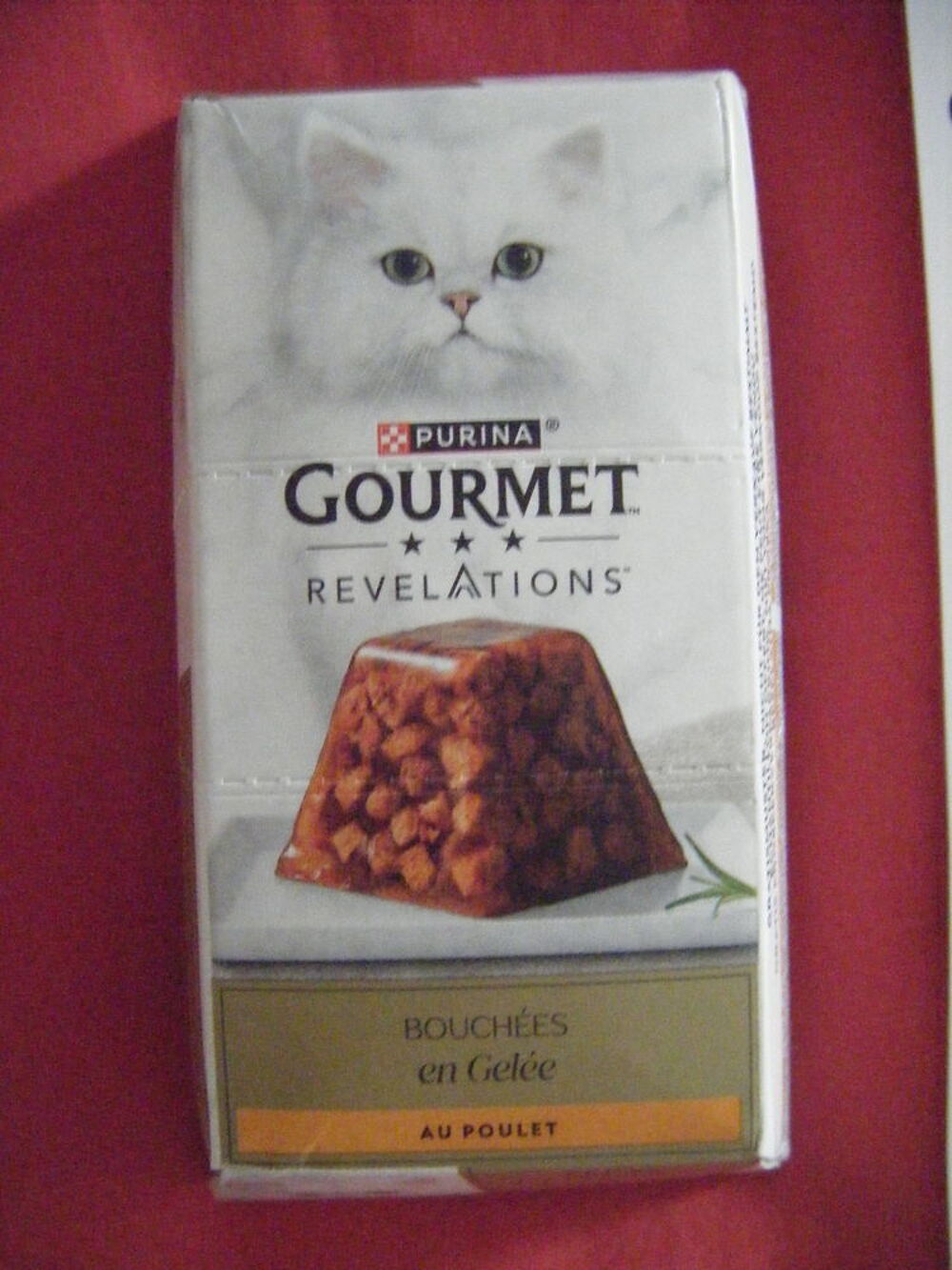 PURINA Gourmet bouch&eacute;es en gel&eacute;e au poulet 2x57g pour CHAT Bricolage