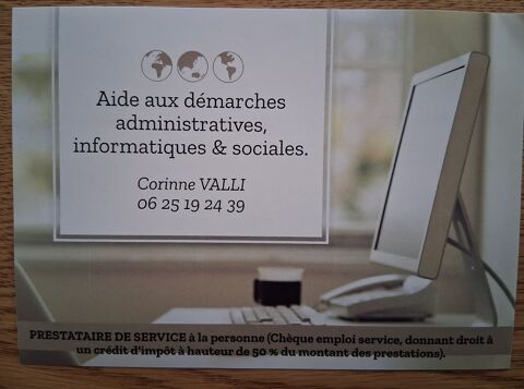 Offre de service assistante administrative et sociale à dom. 0 83200 Toulon