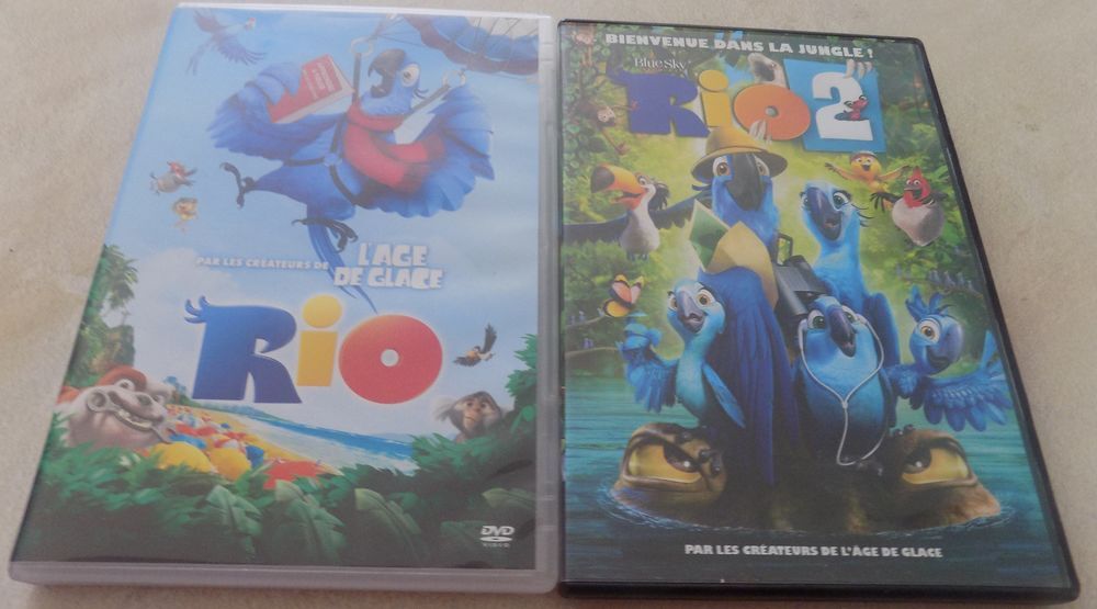 Rio et Rio 2 DVD DVD et blu-ray